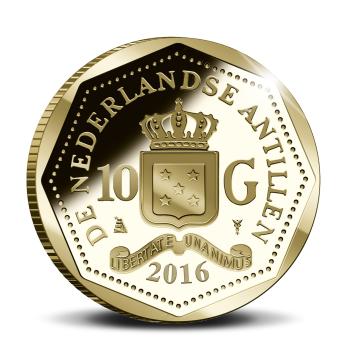 10 Gulden 2016 Maduro Nederlandse Antillen Proof